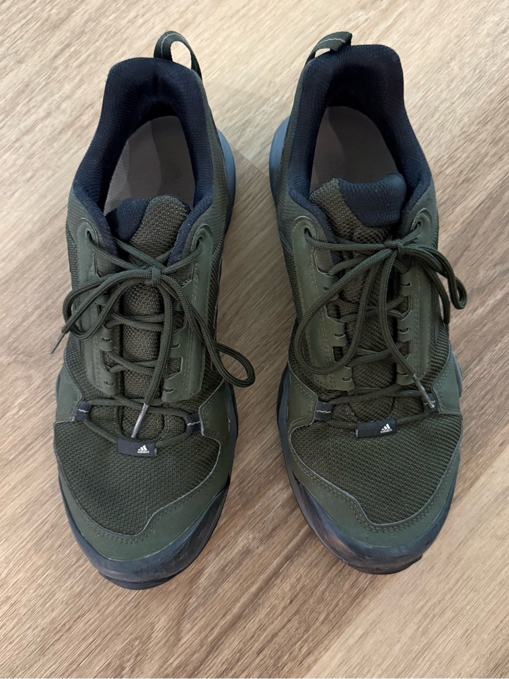 adidas Men’s Olive Green Athletic Lace-Up Sneakers